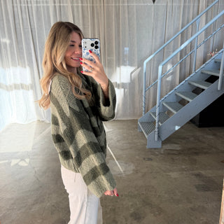 Strickjacke Mila - Double Green