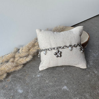 Big Bloom Armband | Silber