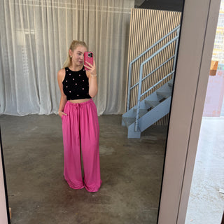 Basic Stoffhose -  Pinky (XS-XXL)