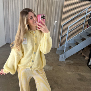 Believe Strickjacke - Butter Yellow