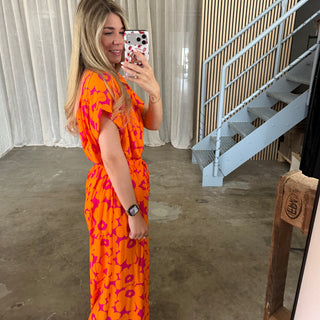 Bluse Amalfi Bloom - Orange