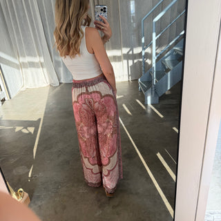Seidenhose Toskana - Rosa