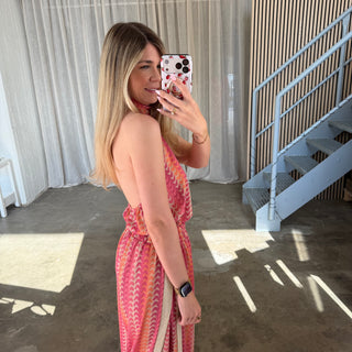 Neckholder Top Ibiza - Pink