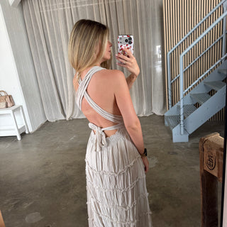 Kleid Stella - Hellbeige