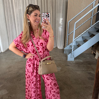 Bluse Amalfi Bloom -Pinky