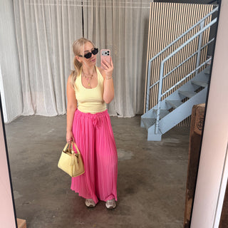 Plissee Hose - Pinky