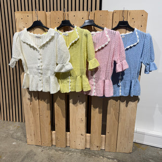 Oberteil Cropped Cuteness - Gelb