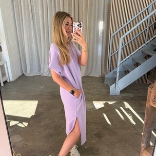 Oversize Kleid Molly - Flieder