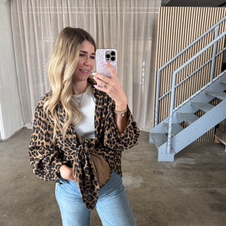 Oversize Musselinbluse - LeoLeo