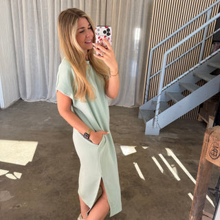 Oversize Kleid Molly - Lime