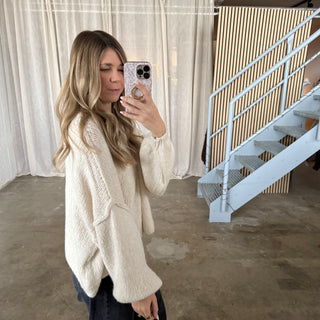 Chunky Pulli - Creme