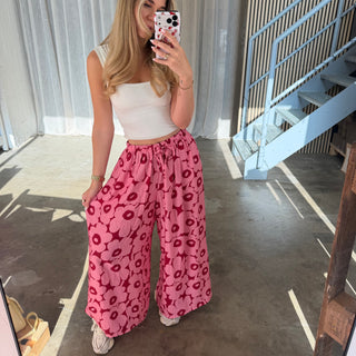 Bluse Amalfi Bloom -Pinky