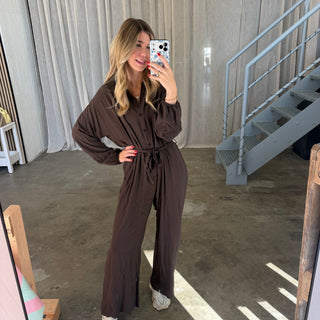 Jumpsuit Ella - Espresso
