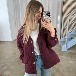 Steppjacke Bordeaux