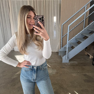 Basic Longsleeve Thick - Weiß