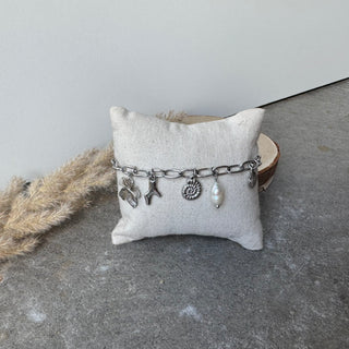 Ocean Flower Armband | Silber