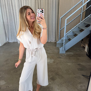 Classy Jumpsuit - Creme