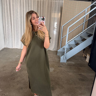 Oversize Kleid Molly - Olive
