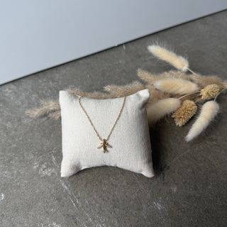 Airplane Kette | Strass Gold
