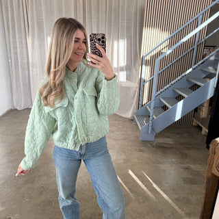 Steppjacke Spring - Lime