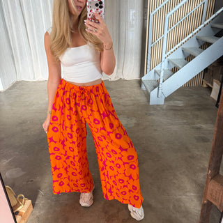 Bluse Amalfi Bloom - Orange