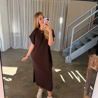 Oversize Kleid Molly - Espresso