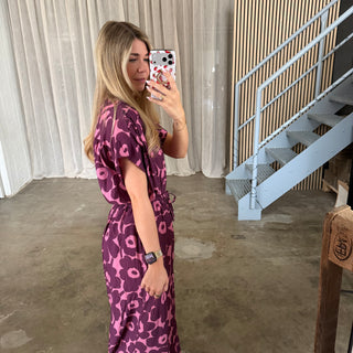 Bluse Amalfi Bloom - Berry