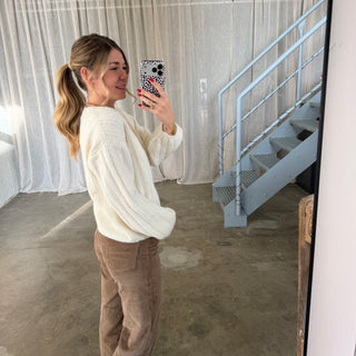 Strickjacke Milli - Creme