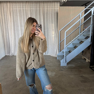 Normalsize Teddy Jacke - Beige