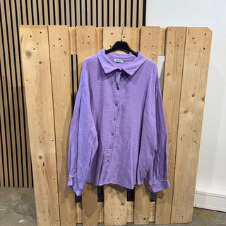 Musselinbluse Oversize