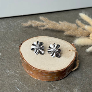 Big Flora Stecker | Silber