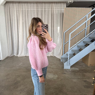 Strickpullover Trumpets - Rosa