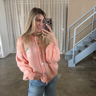 Believe Strickjacke - Coral