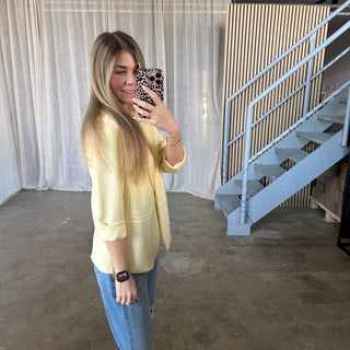 Normalsize Blazer - Butter Yellow