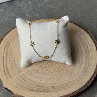 Tiny Flowers Kette | Gold