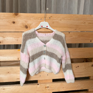 Strickjacke Leonie KIDS - Rosa