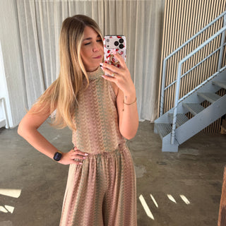 Neckholder Top Ibiza - Beige
