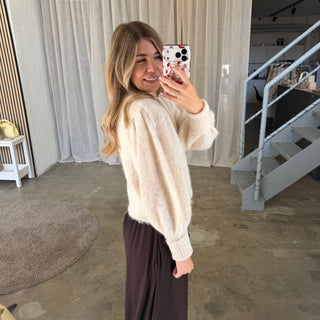Strickjacke Trumpets - Creme