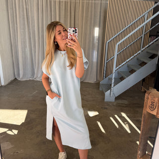 Oversize Kleid Molly - Light Blue