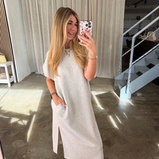 Oversize Kleid Molly - Hell Grau
