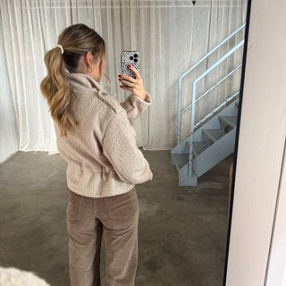 Teddy Jacke Nola - Creme