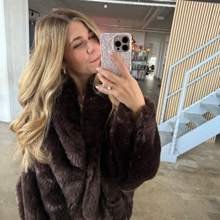 Big Bear Felljacke Espresso