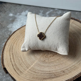 GRACE Kette | Gold Braun