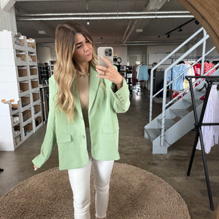 Oversized Blazer - Lime