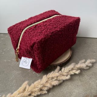 TINYTEDD Fluffy Kosmetiktasche Federmäppchen - Berry