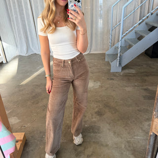 Cord Jeans - Beige