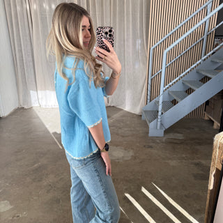 Cute Back Oberteil - Blau
