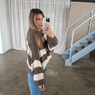 Pulli Blocks  - Taupe x Creme