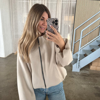 Herbst Jacke - Celine (XS-L) - Creme
