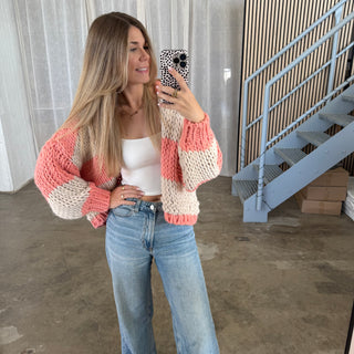 Cozy Cutie Strickjacke - Peach
